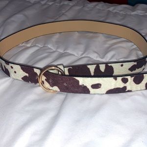 Urban outfitters Cow print belt